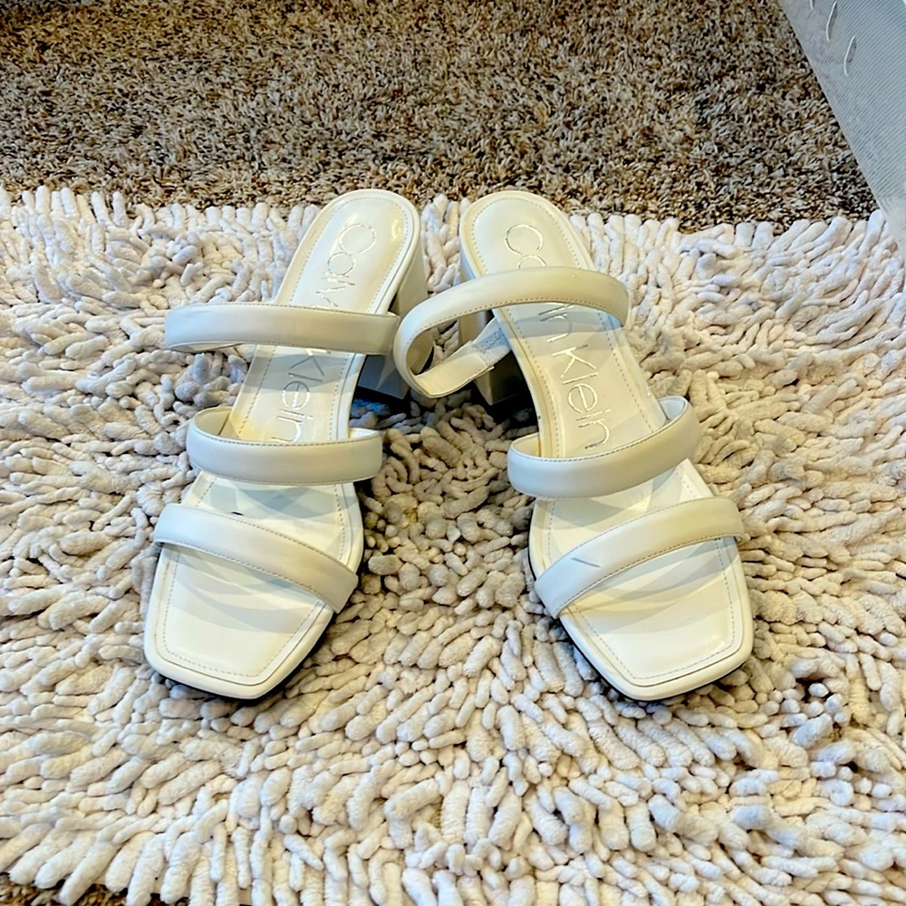 Calvin Klein sandals. Never worn.